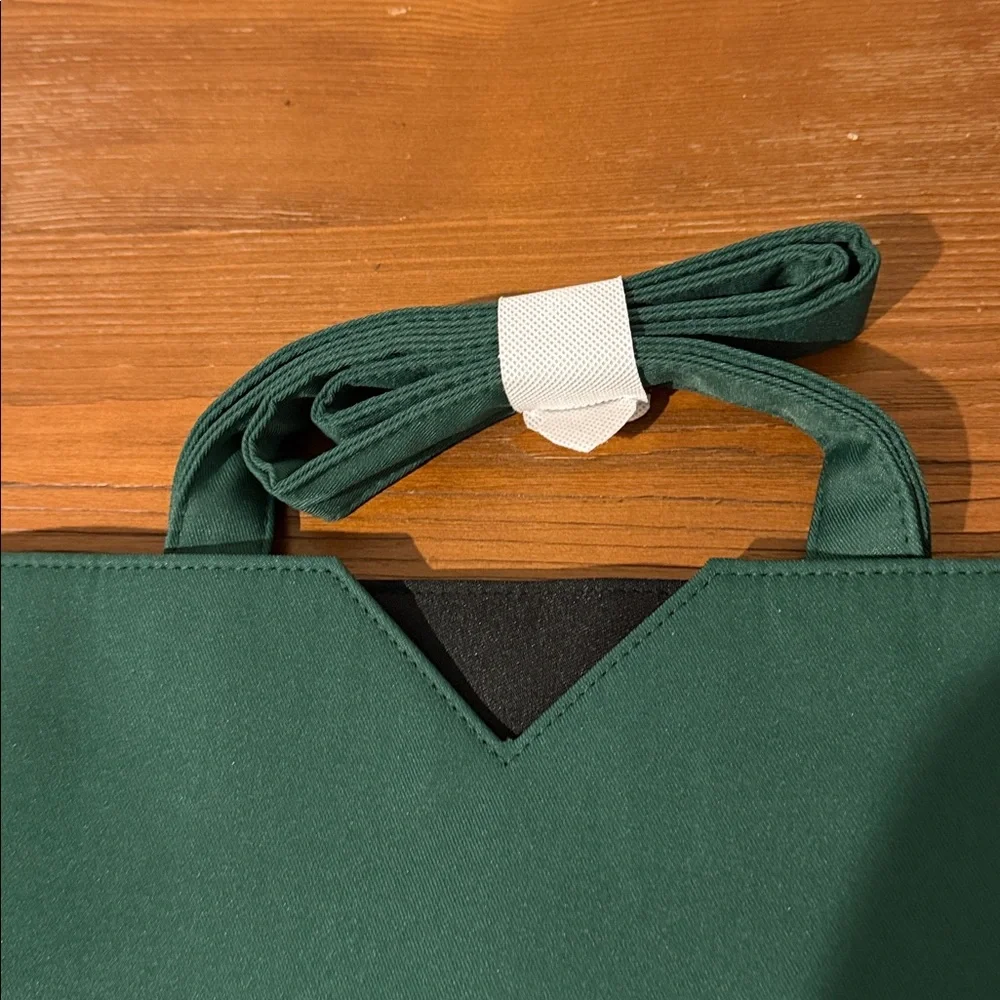 PRADA Beauty Forest Green Tote Bag with Strap & Dust Bag Brand New!! - Picture 5 of 10